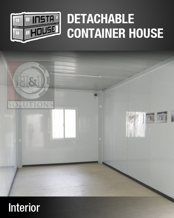 INSTAHOUSE Pre-Fabricated Container House Detachable Type