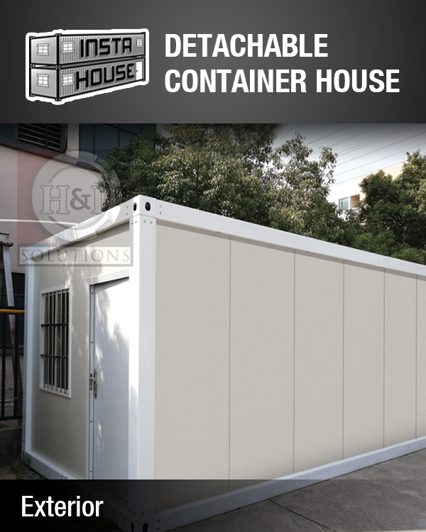INSTAHOUSE Pre-Fabricated Container House Detachable Type