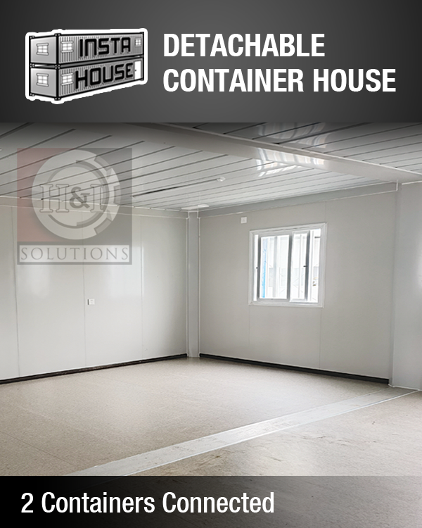 INSTAHOUSE Pre-Fabricated Container House Detachable Type