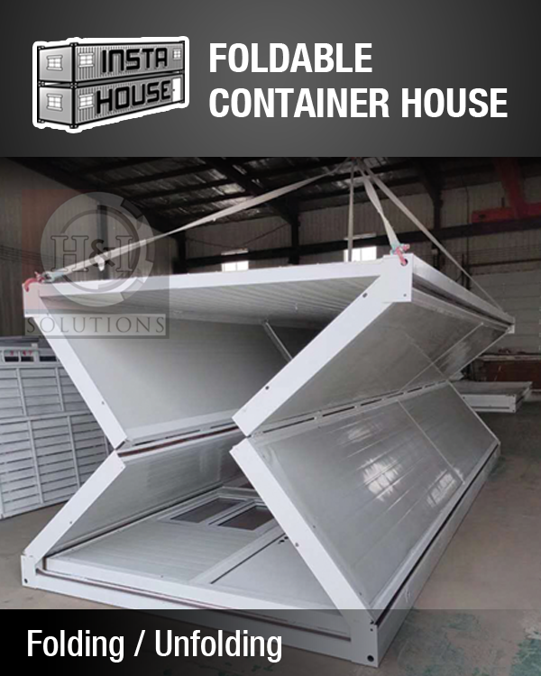 INSTAHOUSE Pre-Fabricated Container House Foldable Type