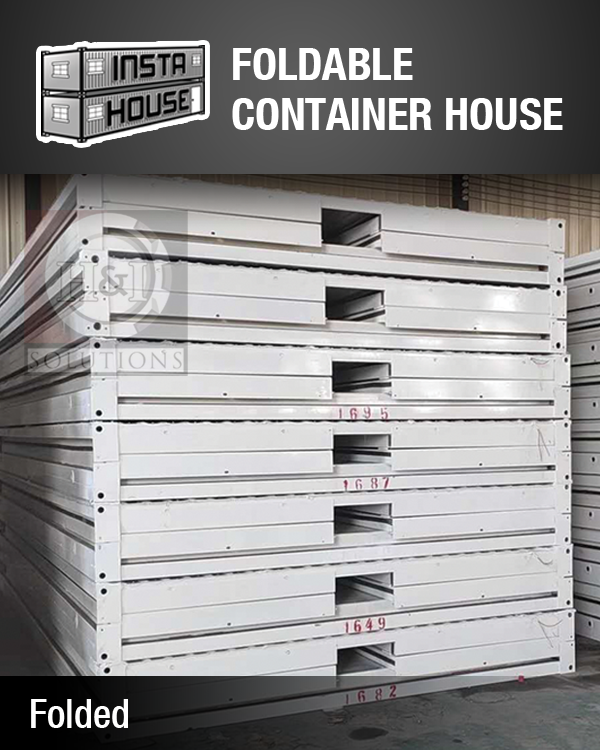 INSTAHOUSE Pre-Fabricated Container House Foldable Type