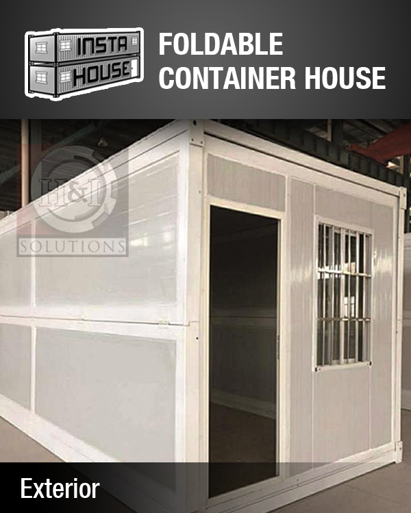 INSTAHOUSE Pre-Fabricated Container House Foldable Type