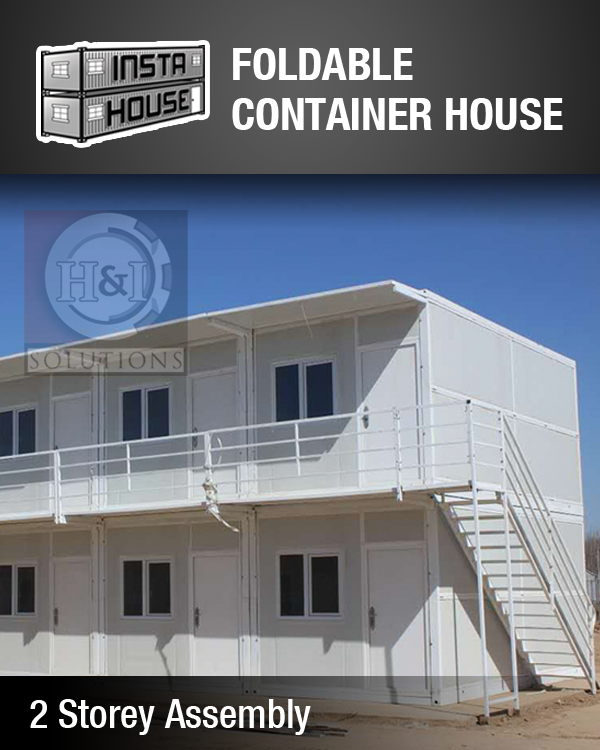 INSTAHOUSE Pre-Fabricated Container House Foldable Type