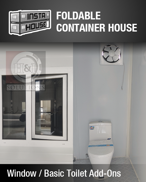 INSTAHOUSE Pre-Fabricated Container House Foldable Type