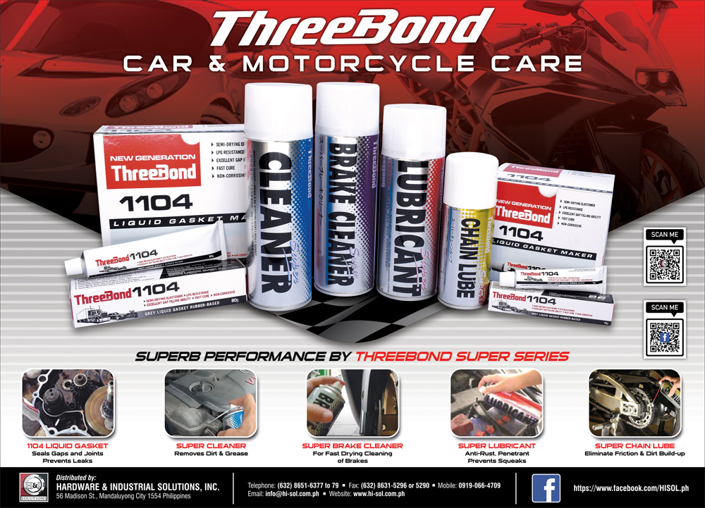 Experience Superb Performance from Threebond Super Series