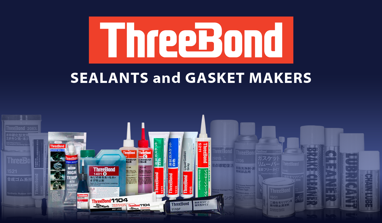 Threebond Sealants and Gasket Makers