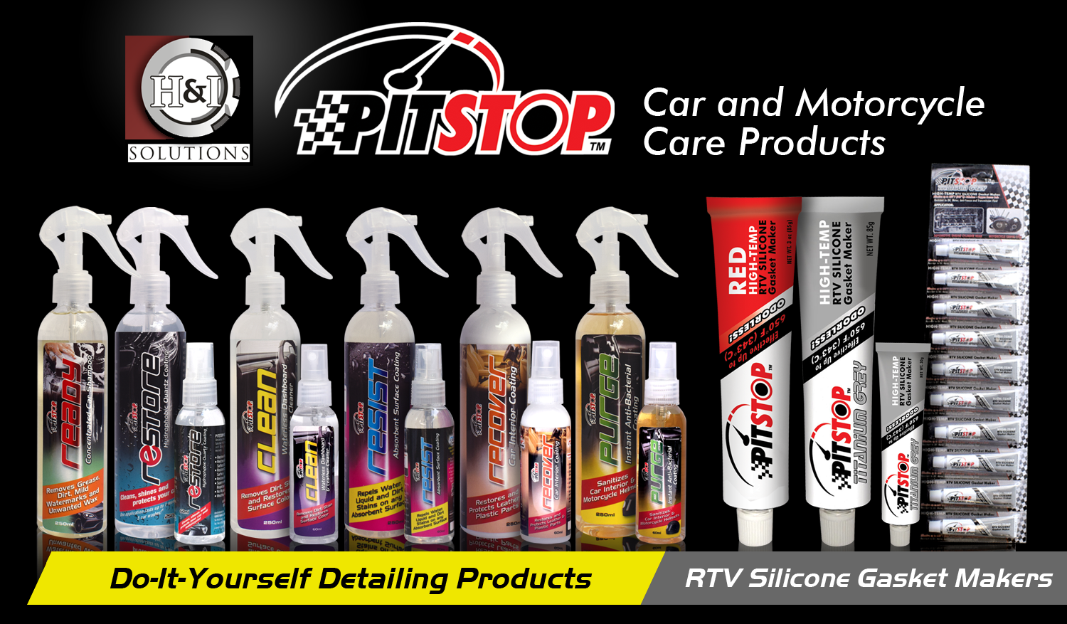 PITSTOP DIY Car and Motorcycle Care Products